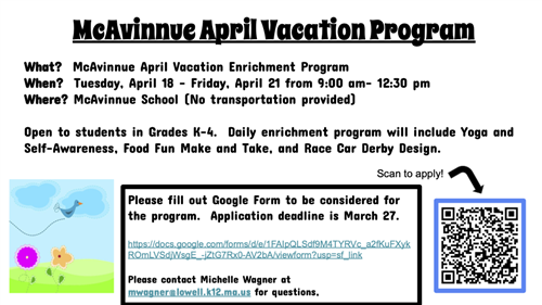 April Flyer